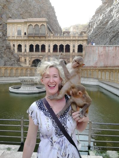 Suzanne Monkey Temple Jaipur
